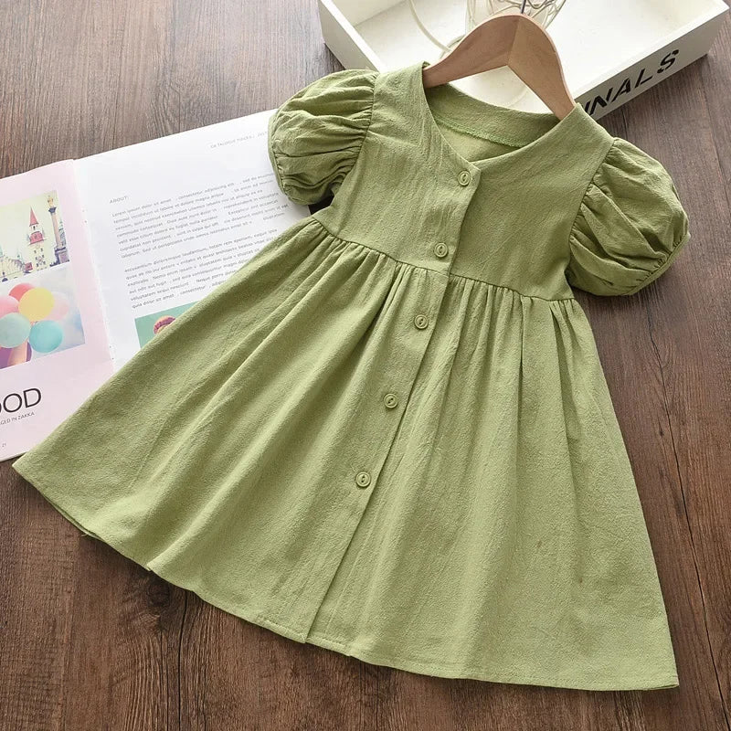 Bear Leader Floral Girls Dress Floral Kids Dresses Girls Princess Dress Children Clothes Girls Dress Casual Wear 3 7Y Vestido