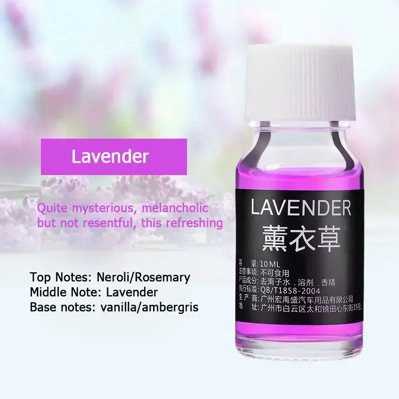 10ml Car Air Fresheners Perfume Refill Car Air Vent Perfume Replenishment Essential Oil Aroma Diffuser Fragrance Humidifier
