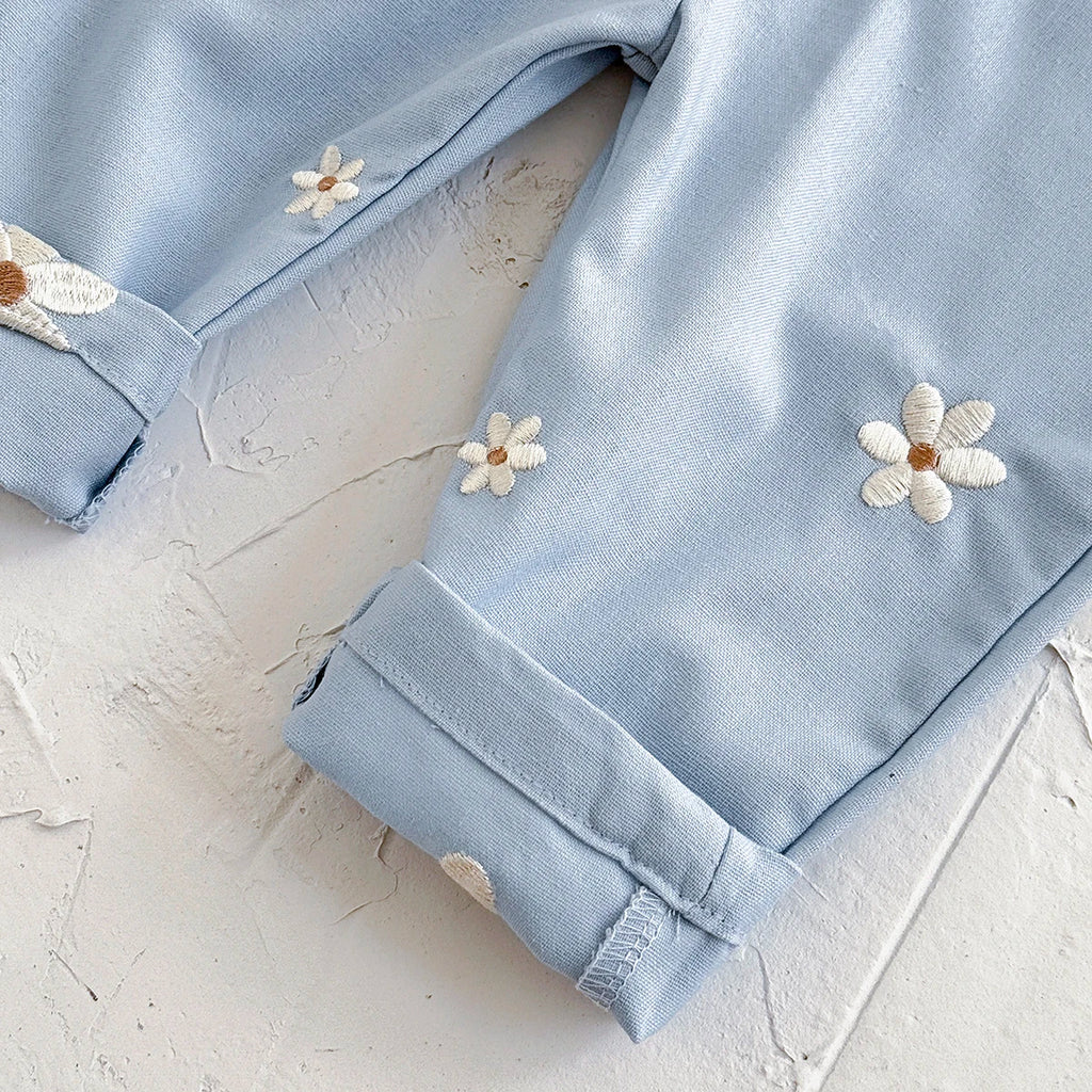 Newborn Baby Rompers Fashion Embroidery Sleeveless Knitting Infant Kids Boys Girls Strap Jumpsuits Clothes Summer Toddler Wear