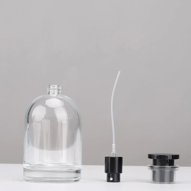 Perfume Bottles 100ML High-End Portable Spray Bottle Advanced Press Empty Bottle Replacement Refill Perfume Container