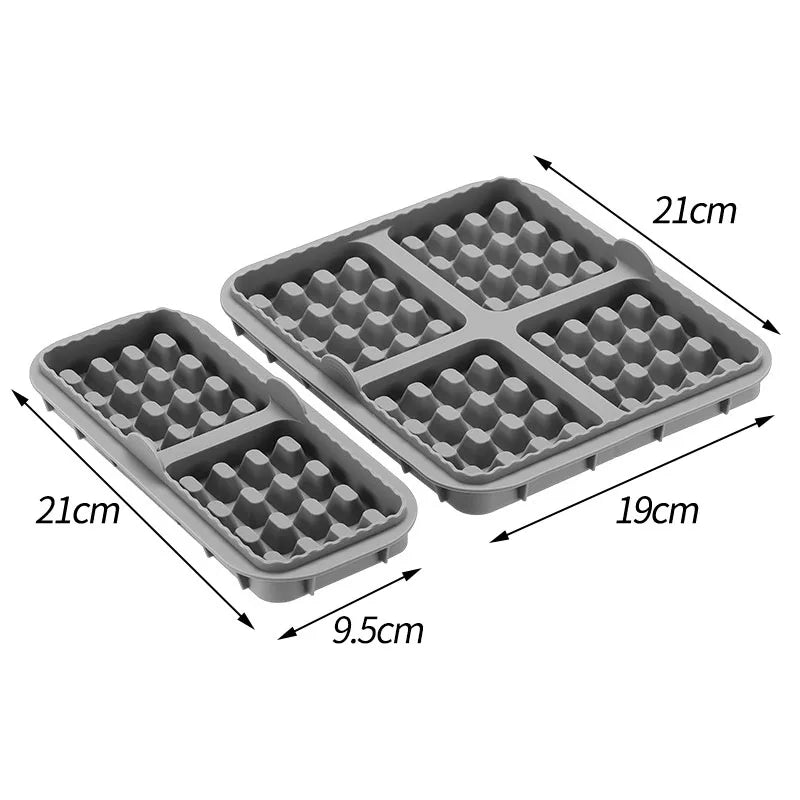 Square Waffle Maker Mold for Air Fryer, Non-Stick Baking Tray Compatible with 4-7QT,for Belgian Waffles,Pancakes,Dishwasher Safe