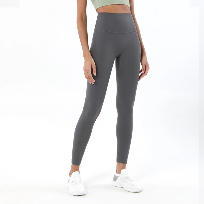 TRY TO BN Yoga Pants Leggings Women Naked Feeling High Waisted Workout Seamless Sports  Fitness GymLeggings Push Up Tights Women