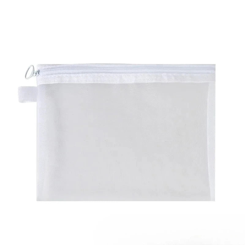 1pcs Mesh Clear Cosmetic Bags Small Large Black Makeup Bag Portable Travel Toiletry Organizer Case Lipstick Storage Pouch