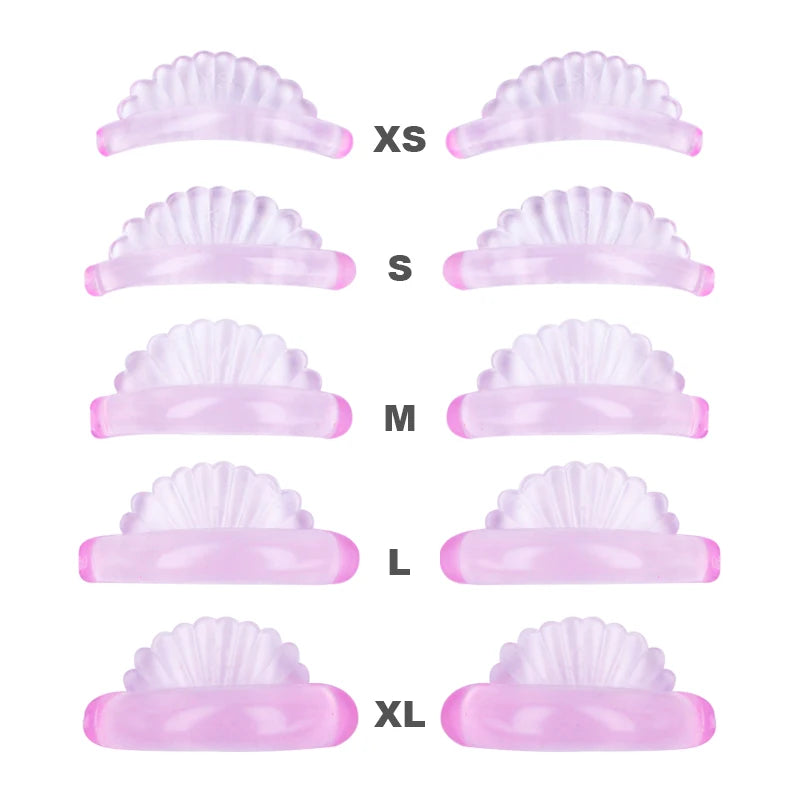 4/5/7 Pairs Silicone Eyelash Perm Pad Lifting Lashes Rods Shield Recycling 3D Eyelash Curler Accessories Applicator Makeup Tools