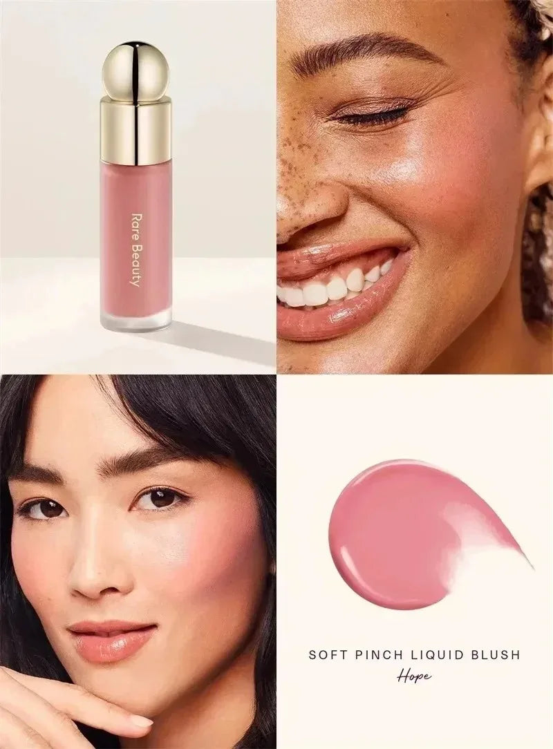 Rare Beauty Multicolored Lipstick Liquid Blush Smoothly Long Lasting Plump Makeup Hope Love Virtue Happy Wonder Worth Cosmetic