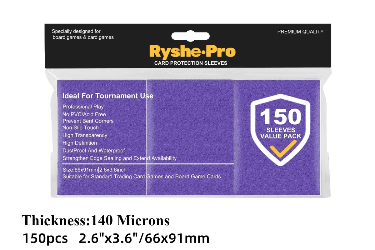 100pcs Trading Card Sleeves Soft Clear Perfect for Double-sleeving and Compatible with Pokemon Mtg Cards Sport Cards