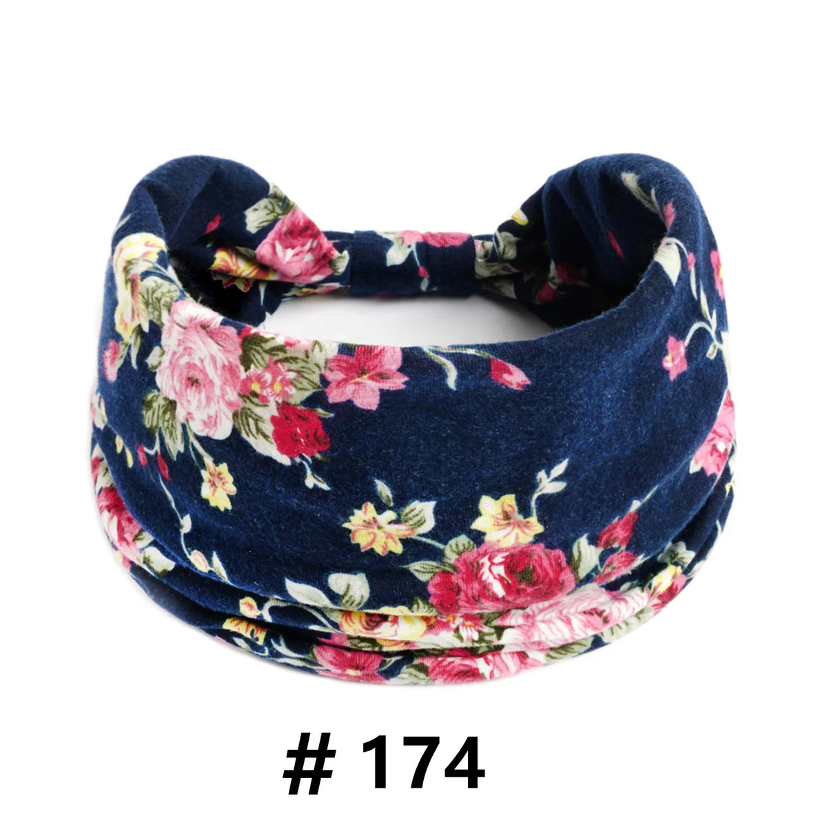 Boho Headbands for Women Cotton Wide Head Bands Stretch Hairband Non Slip Workout Yoga Running Turban Headwrap Hair Accessories