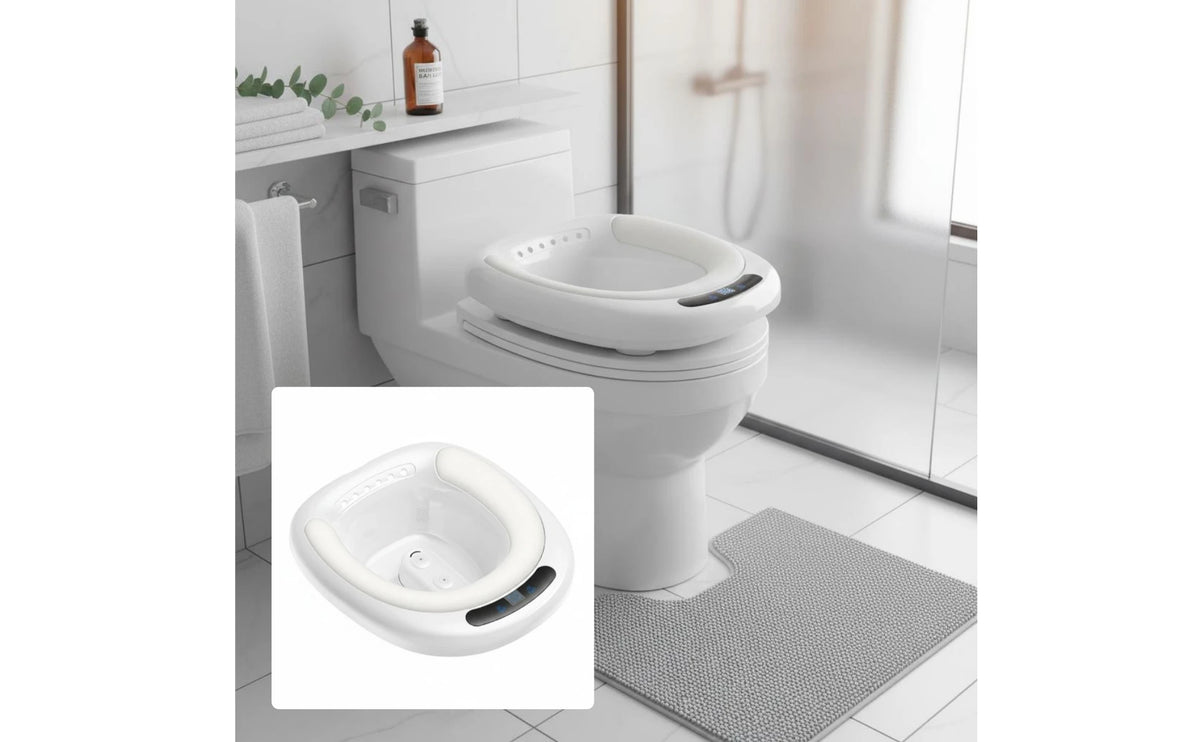 Electric Sitz Bath Basin Automatic Water Spray Toilet Sitz Bath Seat Pregnancy Wash Basin Easy to Use Health Care Item Portable