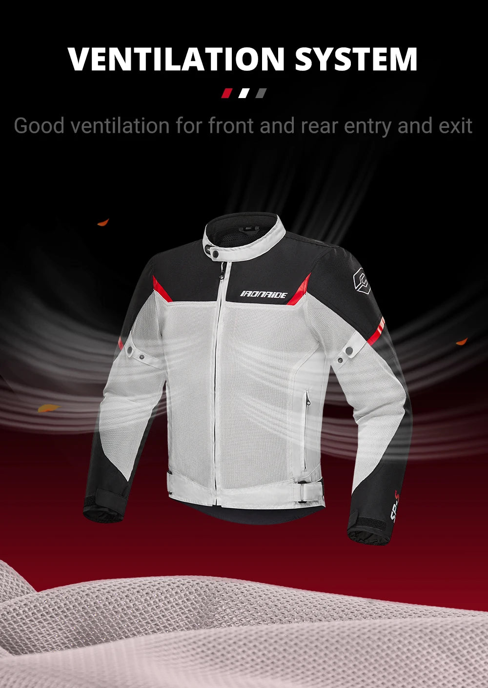 Summer Motorcycle Jacket Man Mesh Breathable Motorbike Riding Moto Jacket Waterproof Outdoor Motocross Riding Protective Gears