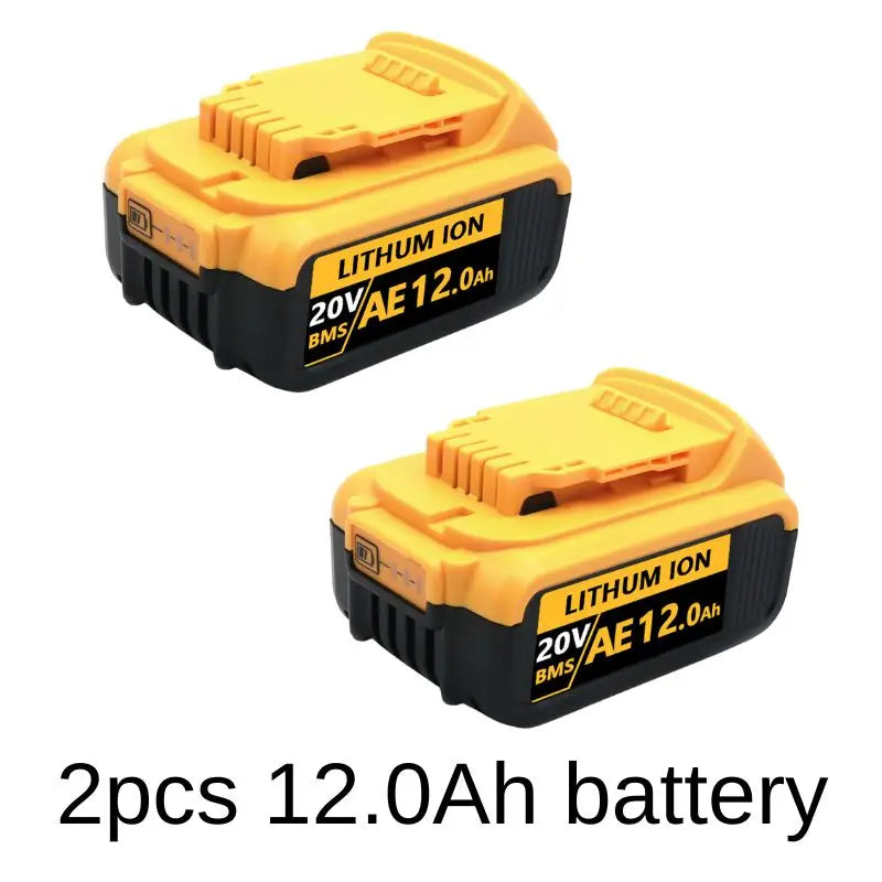For DeWalt 20v 6000mAh 8000mAh 12000mAh Rechargeable Li-ion Battery Power Tools Replaceable Battery