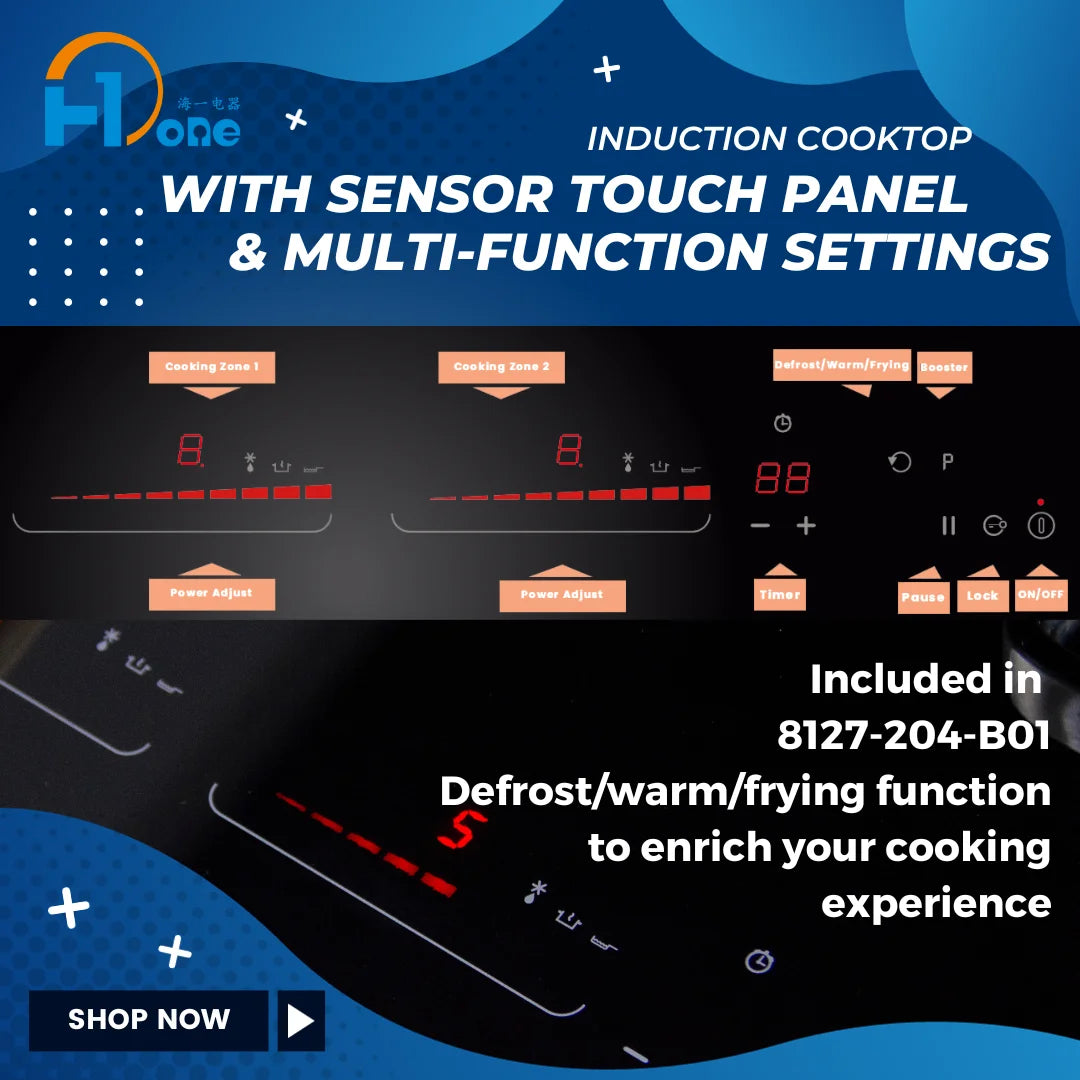2025 New Trend High Quality Electric 2-Burner Built-In Induction Cooktop for Households Hotels Dormitories