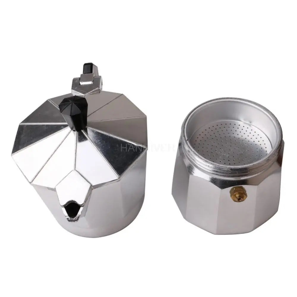 KNCOKAR 1/2/3/6/9/12/14cup Stovetop Moka Coffee Maker Italian Top Moka Espresso Cafetera Expresso Percolator Cafe Coffee Pot