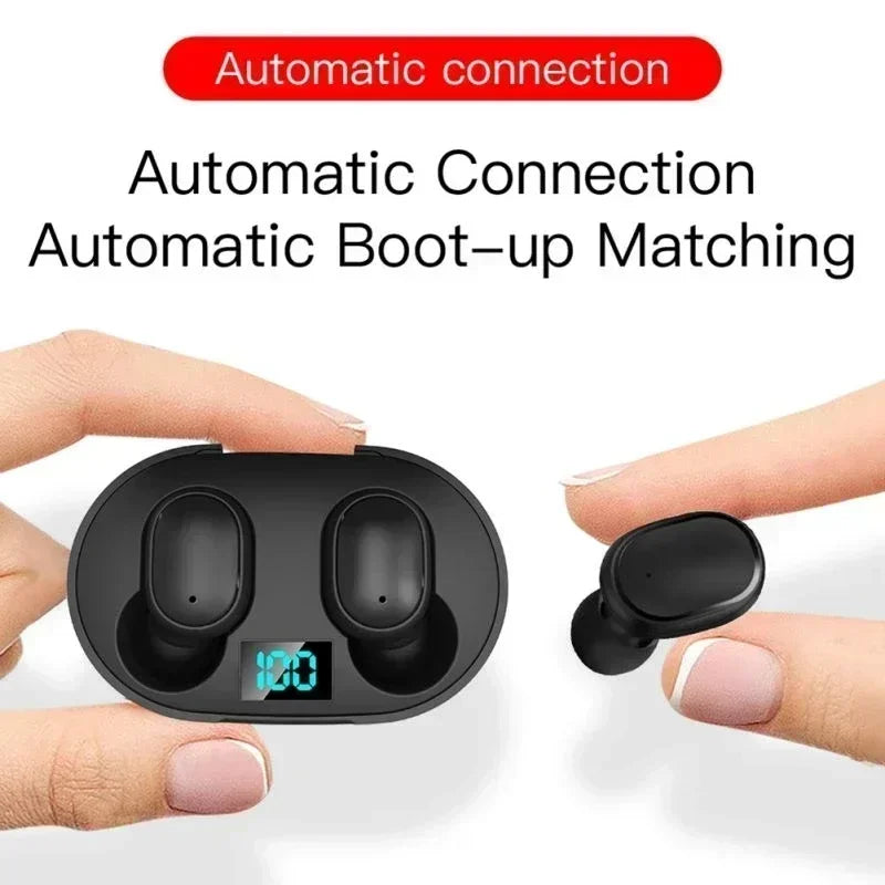 Bluetooth Earphones Sports Gaming Long Battery Comfort Wireless Headphones Premium Sound Quality Soft In-ear Earbuds