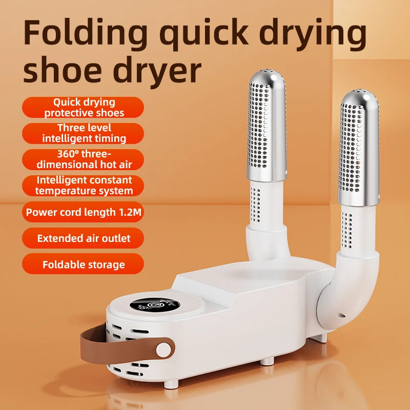 Foldable Shoe Dryer Household Constant Temperature Boot Dryer Fast Drying Shoe Heater Sterilization Deodorization Footwear Dryer - Beauty