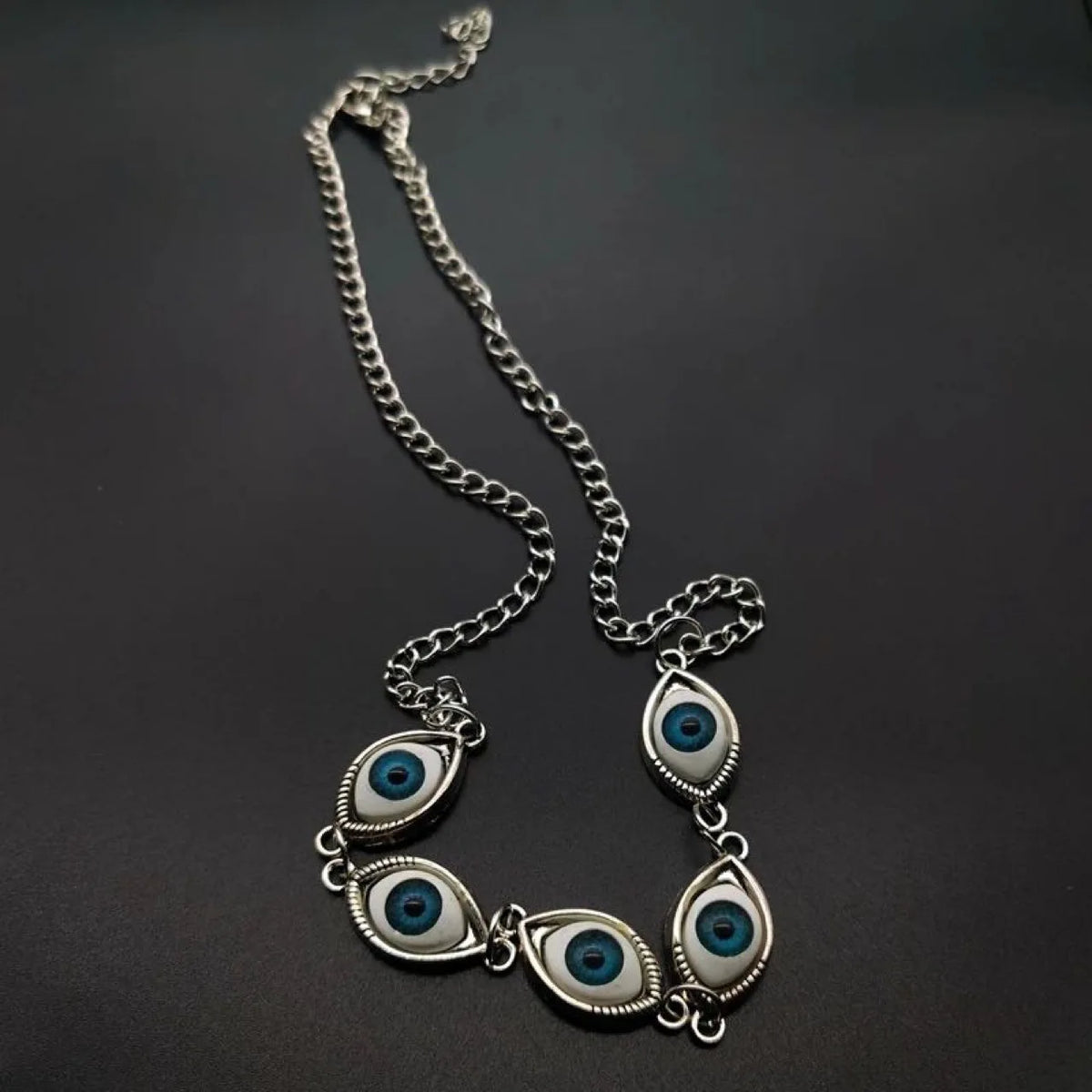 Vantage Evil Eyes Bracelet Jewelry for Men Women Retro Punk Demon Eyes Evil Bronze Plated Jewelry Party Gifts Gothic Decor