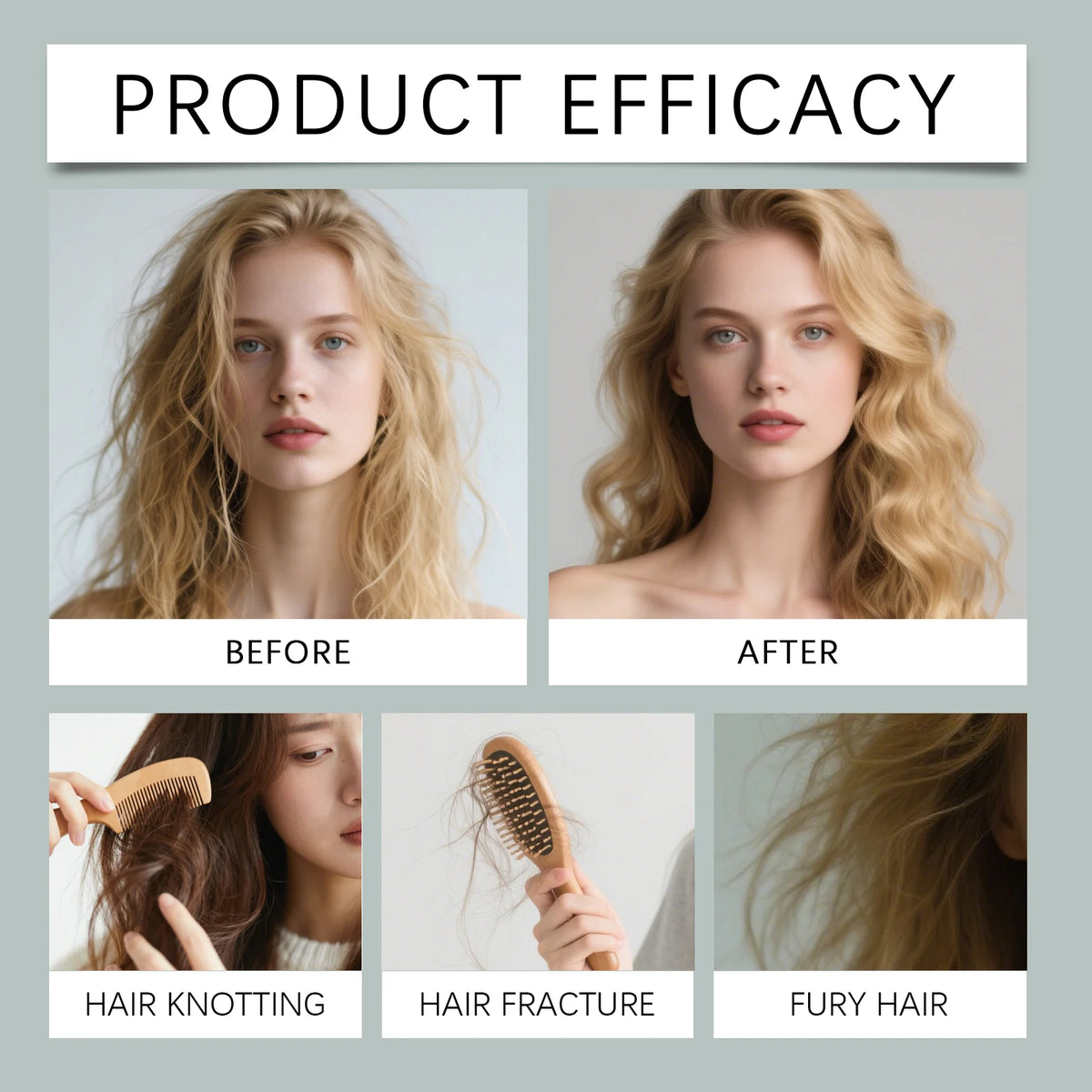 Triangle Green Hair Growth Soap Nourish Hair Roots Improve Dry Frizzy Damaged Hair Repair Regulate Grease Anti Hair Loss Shampoo