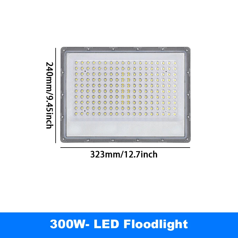 Led Floodlight Outdoor IP66 Waterproof 50W 100W 200W 300W 500W 220V Reflector LED Garden Lighting Street Lamp Wall Flood Lights