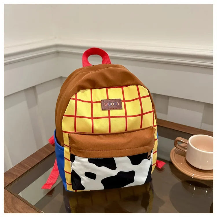 Cartoon Fashionable and Casual Women's Backpack Cute Cow Print Backpack Soft and Durable Fabric Backpack Suitable for Daily Use