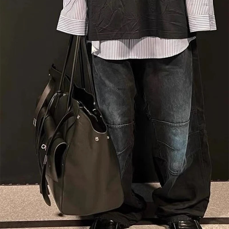 High-quality Soft PU Leather Brand Tote Bag, Lock Design Large-capacity Storage Handbag, Women Commuter Shoulder Bag For Daily