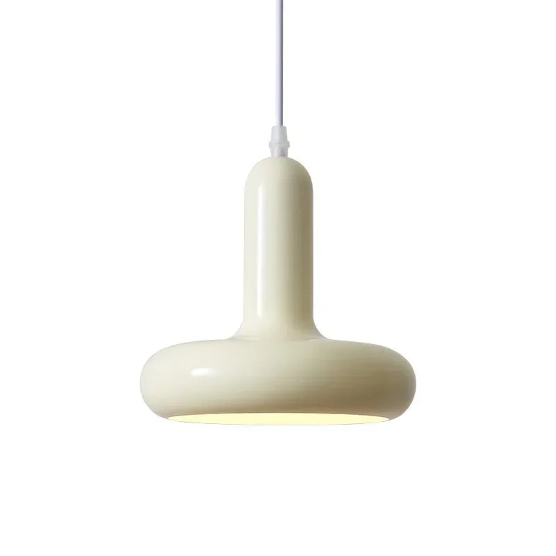 Bauhaus Modern Cream Style Bedroom Bedside Lamps Nordic Macaron Creative Dining Table Bar Lamps Danish Designer Small Chandelier