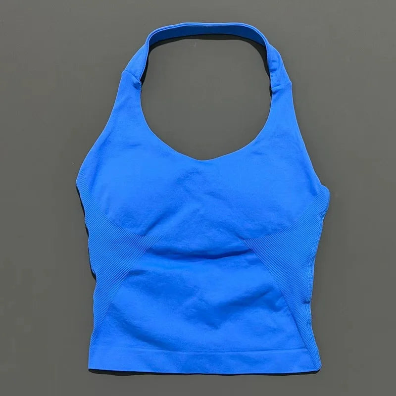 Women's Halter-Neck Sports Tank Top