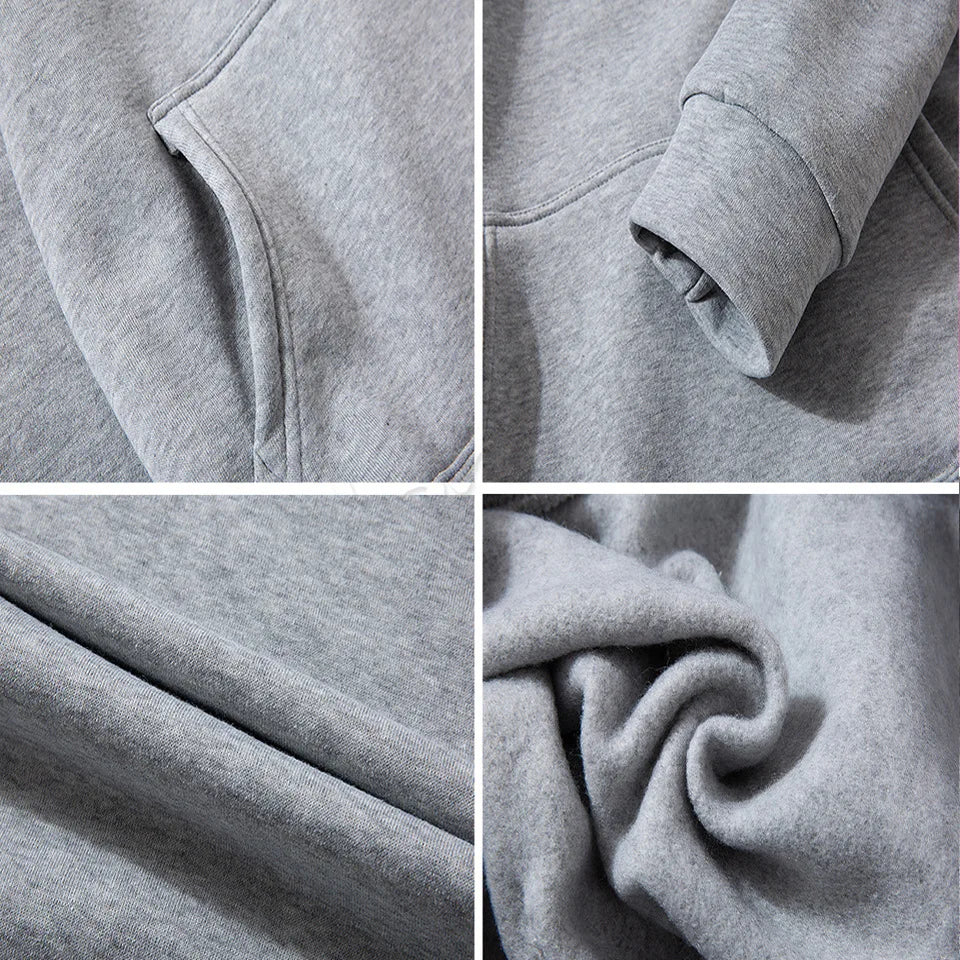 Men's Hoodies Sets 2 Pieces Pullover Autumn Winter Sports Casual Fashion Warm Clothing Drawstring Jogger Pants Male Street Suits