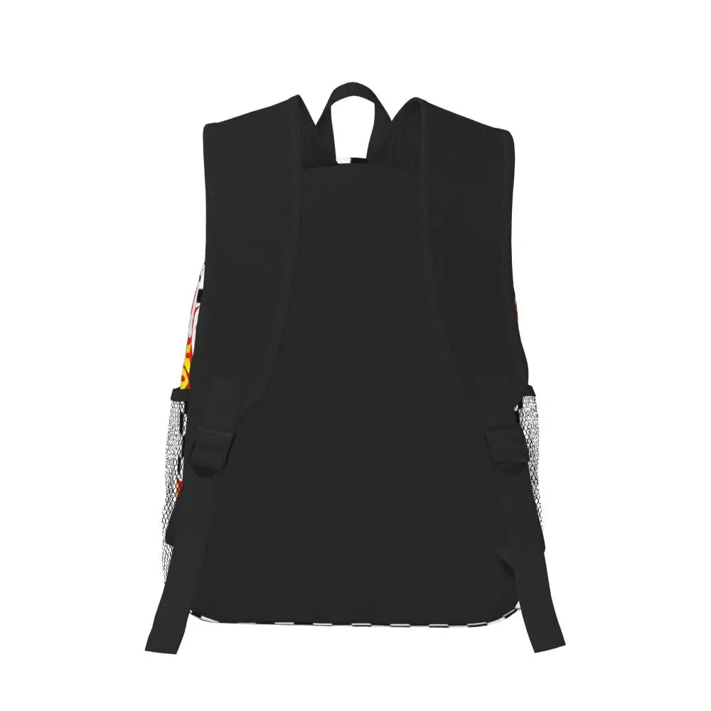 Hot Wheels Race Student Backpack School Bag Hiking Travel Daypack for Men Women Bookbag Shoulder Bags