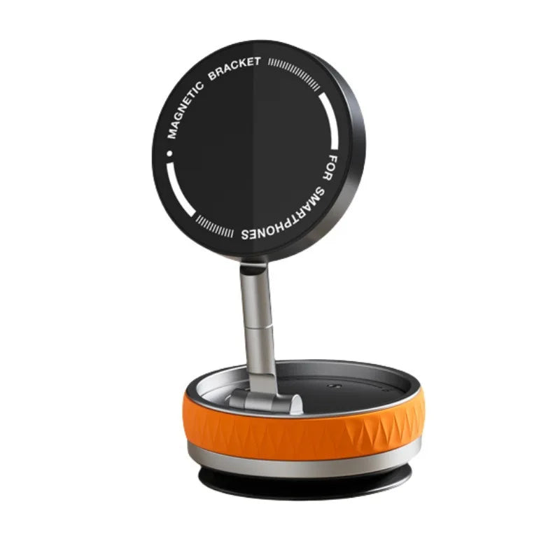 K10B Vacuum Adsorption Magnetic Phone Car Holder for 2025 Suction Cup Dedicated Navigation Folding Phone Holder