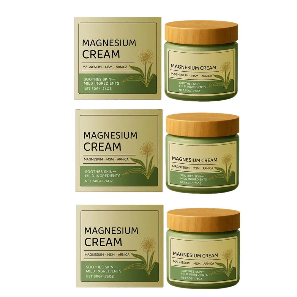 1-3Pcs  Magnesium Soothing Body Cream - Relieves Tension & Muscle Discomfort, Deep Moisturizing Joint Relief Cream for All Skin