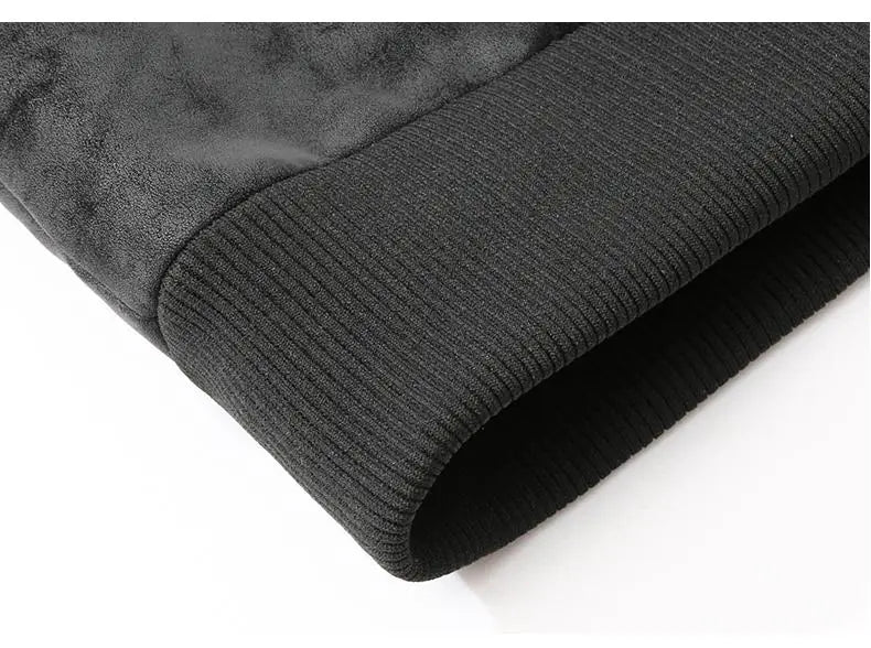 Leather Jacket Men Suede Coats Winter Windbreaker Oversized 6XL 7XL 8XL Plus Size Street Moto Autumn Brand Waterproof Softshell