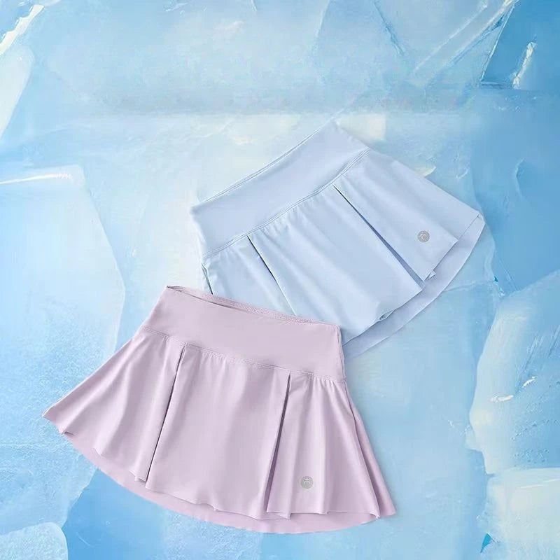 Kids Girls Pleated Skirt Shorts 2025 New Fashion Children Sporty Skirt Summer Quick Drying Clothing Teenage Girls Tennis Skirts