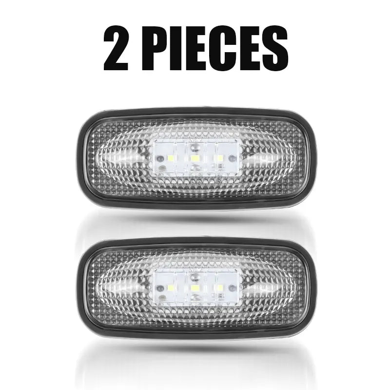 3led Truck Side Marker Light Adhesive Tape Turn Signal Lamp Rear Light Warning Stop Lamp Car Truck Trailer Tractor Lorry 12V 24V