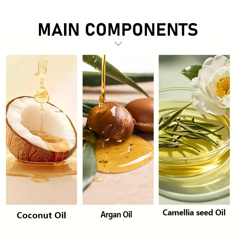 YUITIKUE Coconut Oil & Moroccan Nut Oil Hair Care Spray Heat Protection Agent Nourishing Repair for Dry Damaged Hair