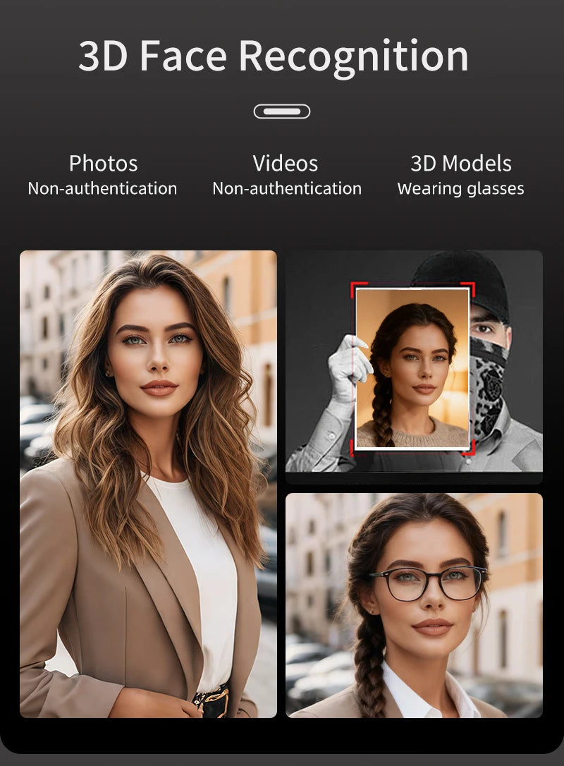 Wifi Tuya APP Password Door Lock Face Recognition Smart Lock With Camera  Digital Electronic Lock Automatic