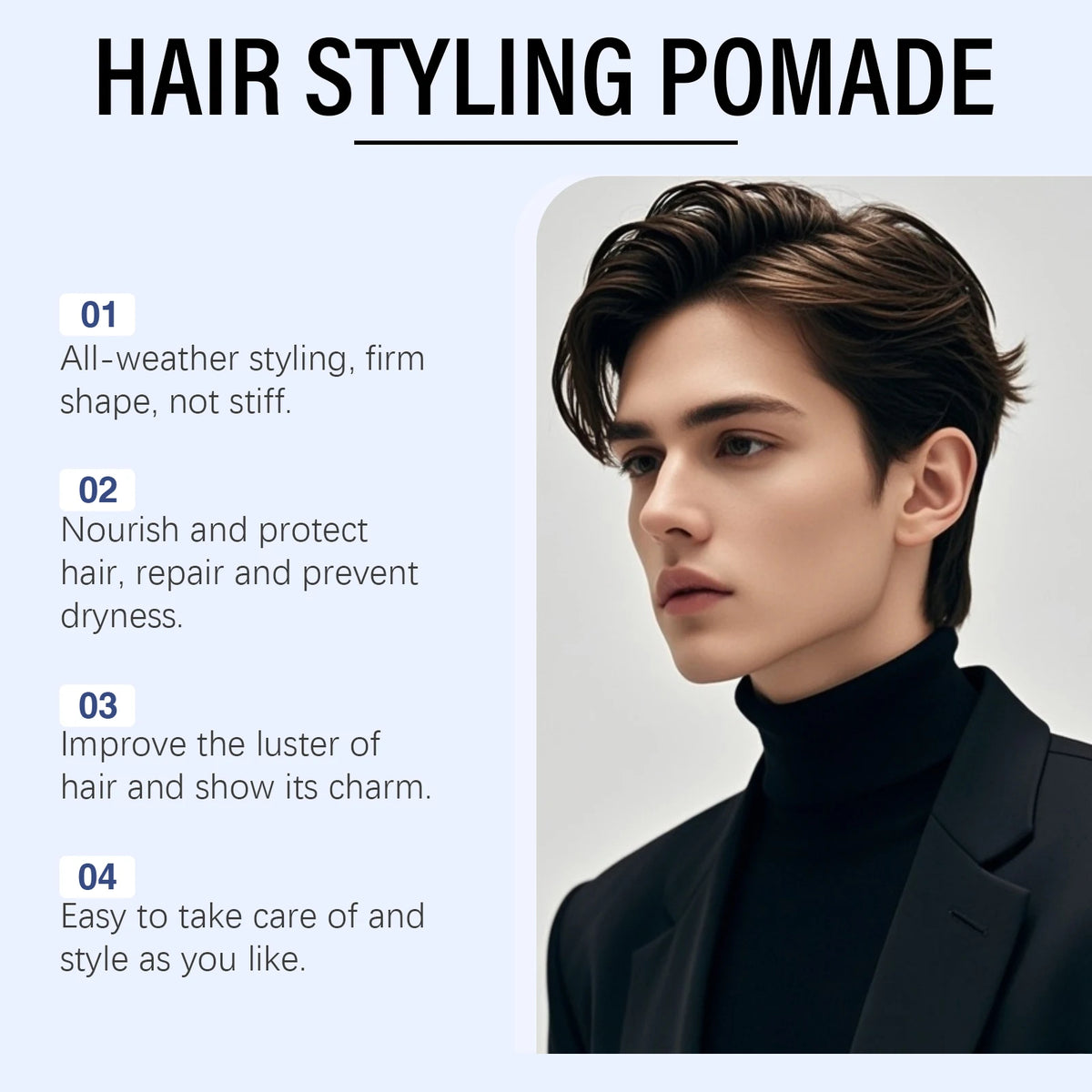 Lasting Hair Styling Set Sea Salt Spray Matte Hair Clay For Keep Hair Oil Edge Control Salon Hairdressing Mud Hair Holding