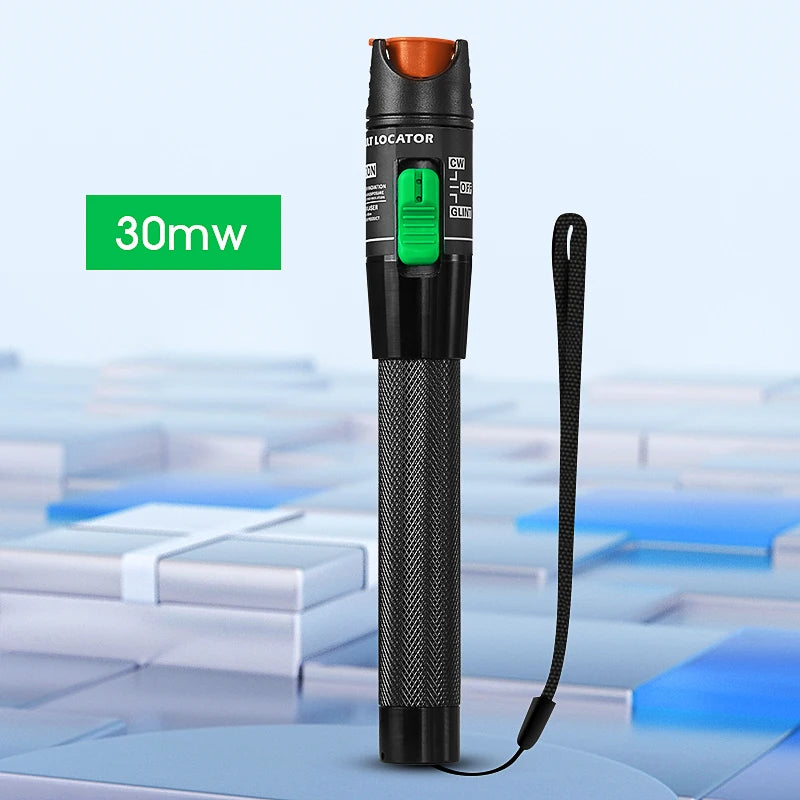 Visual Fault Locator 1/10/20/30/50/60/80MW Fiber Optic Cable Tester Tool FTTH Optical Fiber Tester SC/FC/ST 2.5mm Interface VFL