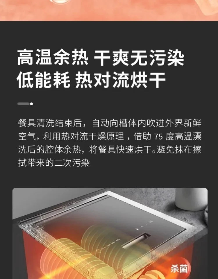 Integrated sink, dishwasher, integrated fully automatic kitchen, embedded washing fruits and vegetables
