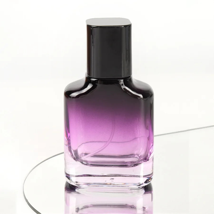 Perfume Bottles 30ml Spray Bottle Refillable Gradient Color Glass Cosmetic Packaging Travel Spray Bottle Portable Mist Atomizer