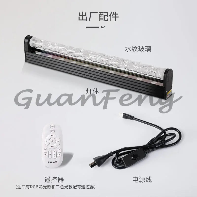 3D Dynamic Water Ripple Light Wall Washing Atmosphere Water Pattern Light Living Room Commercial KTV Background Decoration