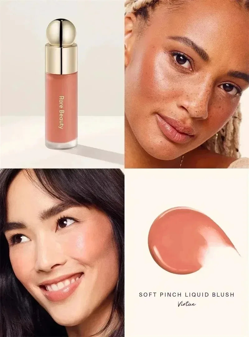 Rare Beauty Multicolored Lipstick Liquid Blush Smoothly Long Lasting Plump Makeup Hope Love Virtue Happy Wonder Worth Cosmetic