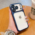 Luxury Soft Matte Phone Case For iPhone 11 12 13 14 15 16 17 18 Pro Max Plus Air Electroplating Silicone Bumper Back Cases Cover