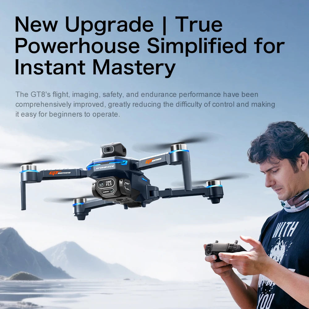 GT8 Folding Camera Drone with Remote Control