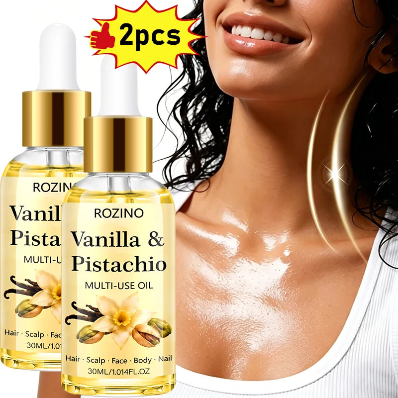 Rozino Multi-Purpose Moisturizing Care Oil, with a Light Texture That Is Easily Absorbed, Can Nourish Dry Skin and Soothe Tight, Dry Skin. Can Be Used for Facial, Body, and Hair Care, One Bottle Meets Multiple Moisturizing Ne