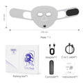 Photonic Skin Rejuvenation Device LED Red and Blue Light Facial Mask Therapeutic Facial Phototherapy Instrument