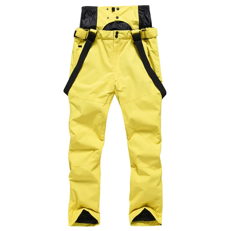 Women and Men's Ski Trousers Windproof Waterproof Snowboarding Winter Outdoor Warm Breathable Snow Male Female Sports Pants