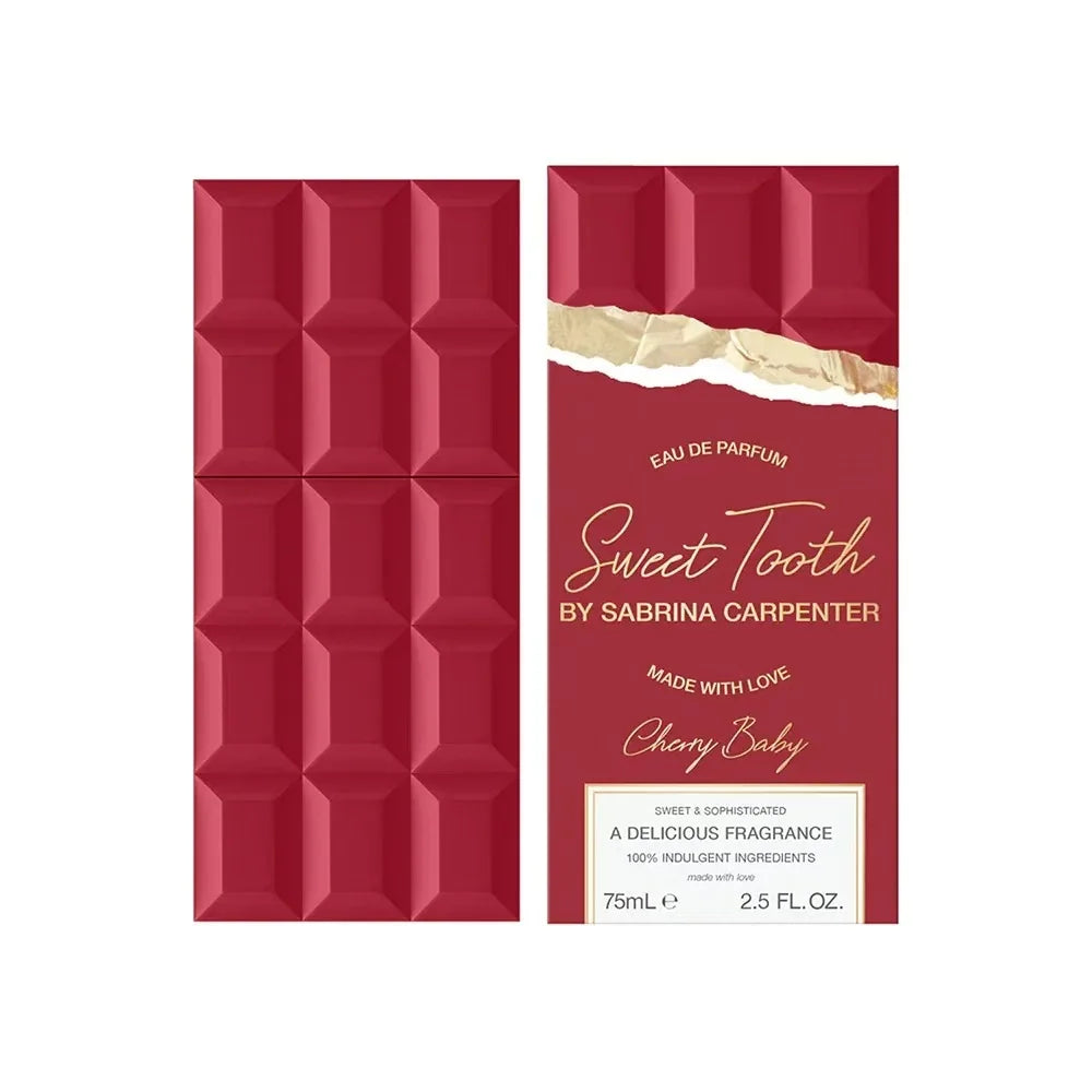 Sweet Chocolate Unisex Perfume 75ml Sweet Fragrance Long-lasting Scent Body Spray Creative Design Must-have For Daily Commutes