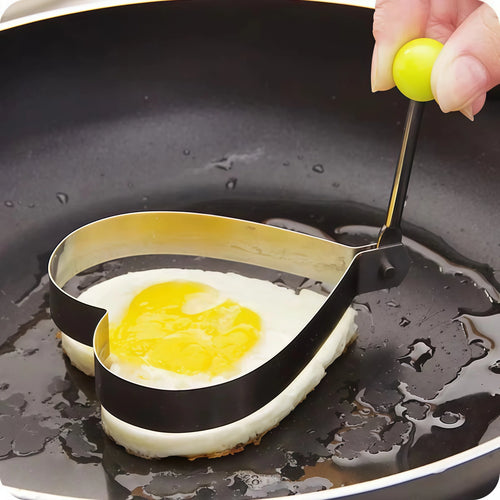 1/4/5PCS Stainless Steel Omelette Forming Machine Mold Breakfast Baking Pancake Mold Baking Cooking Kitchen Gadgets