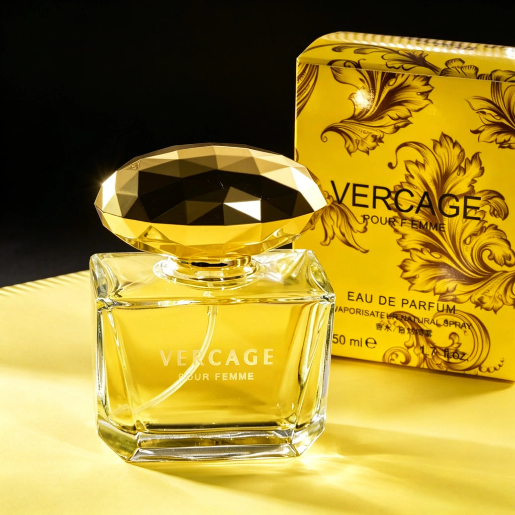 Premium Gift Box – Arabian-Style Pink Crystal Floral Cologne for Women, with Creamy Rose Scent, Made in Vietnam, Southeast Asia