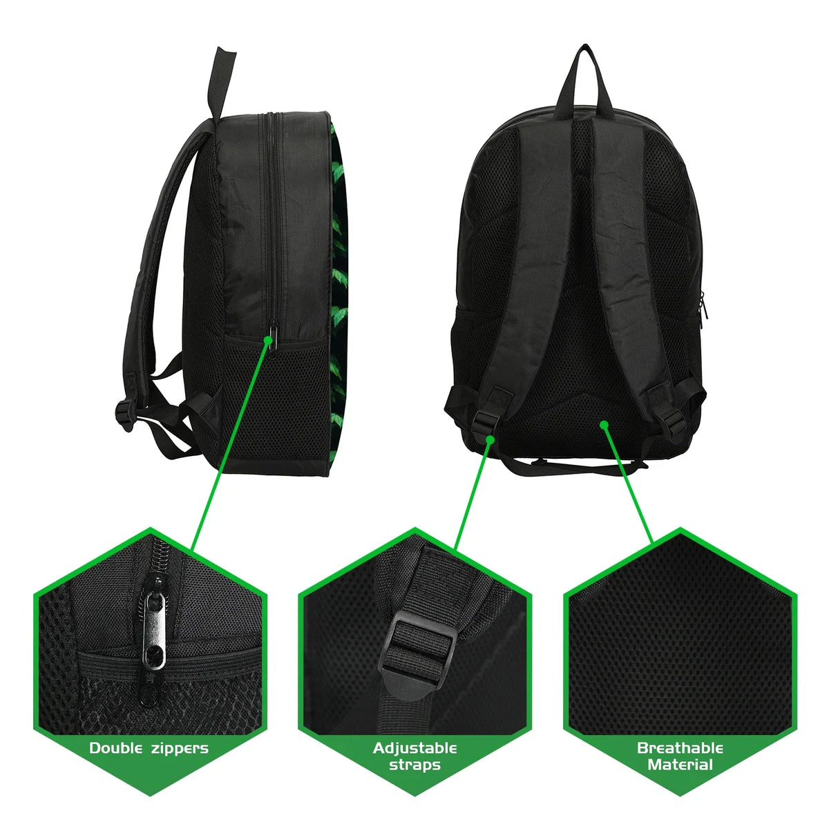 3Pcs Set Backpack Shoulder Bag Pencil Bags Bookbag child Mochila Sports Schoolbag Kids Gift L-Lamin Yamal Football Star Rucksack