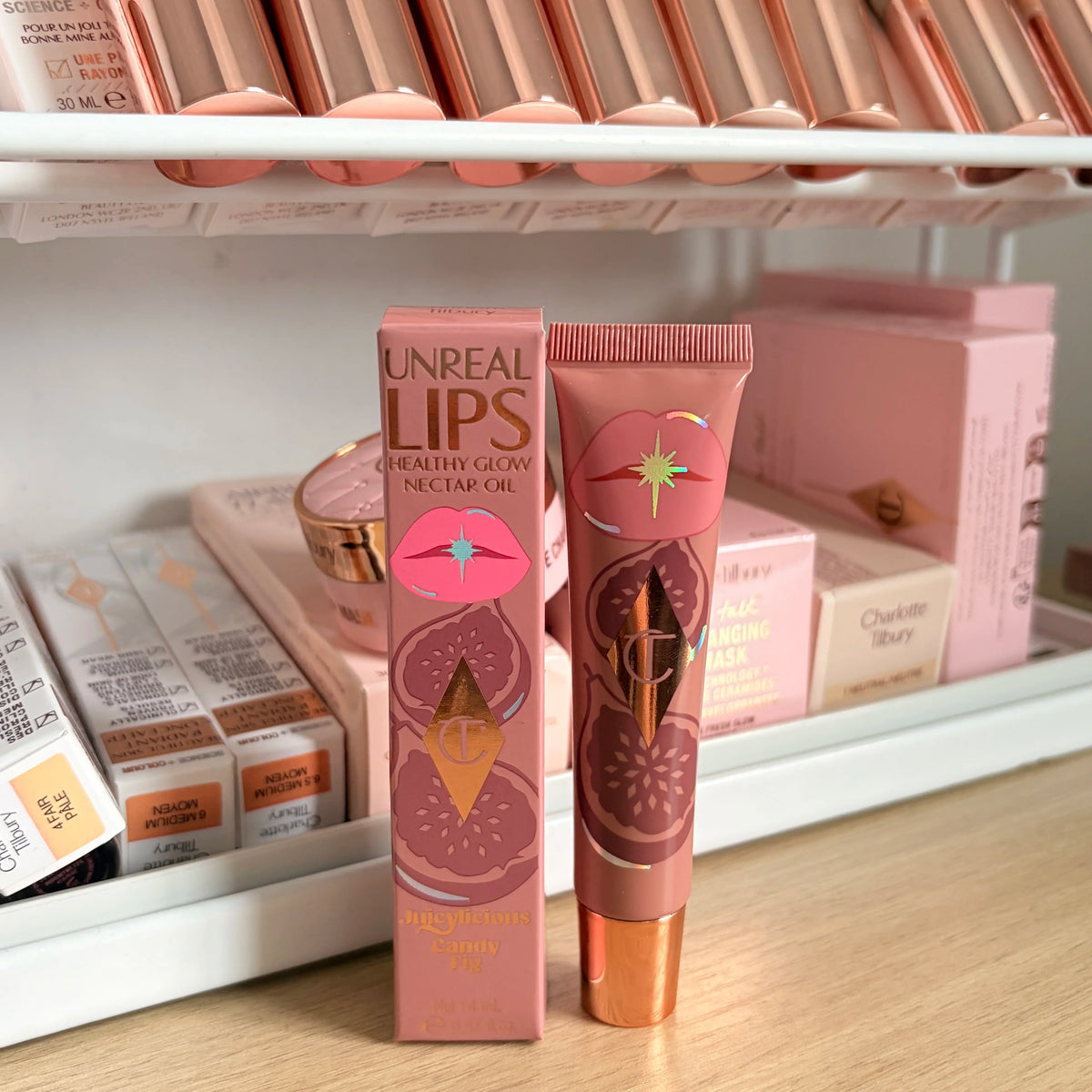 Luxury CT Multicolored Water Light Lip Gloss Lasting Moisturizing Lip Balm Heart-shaped Tip Lip Brush and Jelly Lip Gloss Makeup